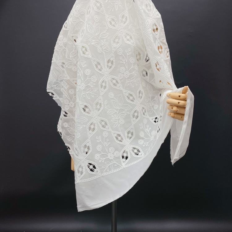New Hollowed-out Full Diamond-shaped Children's Clothing Accessories Water-soluble 100% Polyester Lace